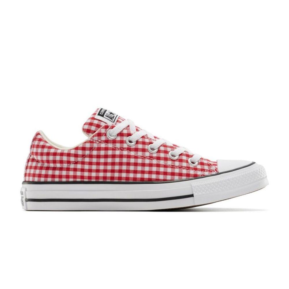 Adult Chuck Taylor All Star Street Ox Low Top Sneakers Red Gingham 4